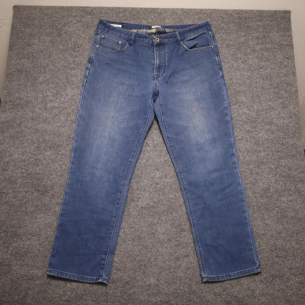Weatherproof Vintage Jeans Mens 36x30 Light Wash Blue Straight Denim Pants